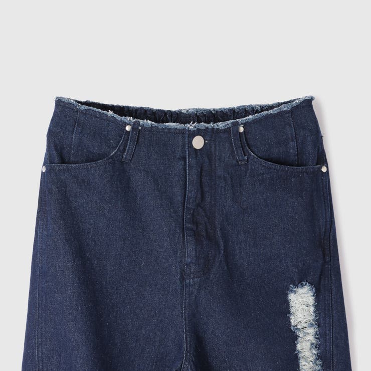 【大人の抜け感】デニムカットオフダメージパンツ | VICKY | 詳細画像20 