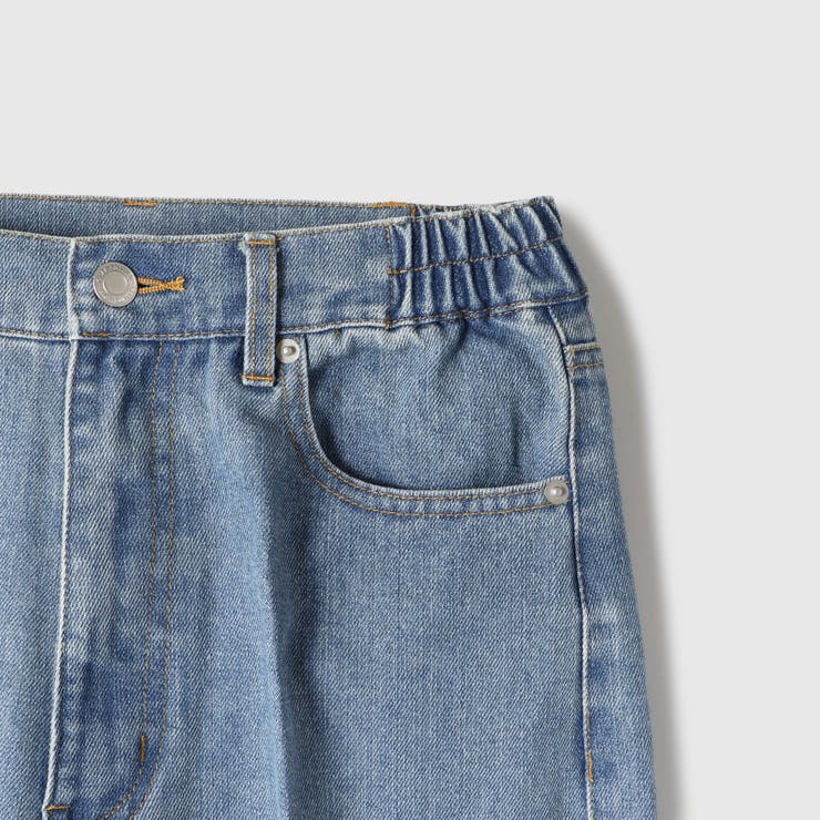 サイドゴムセンタープレス ストレートデニムパンツ | VICKY | 詳細画像18 