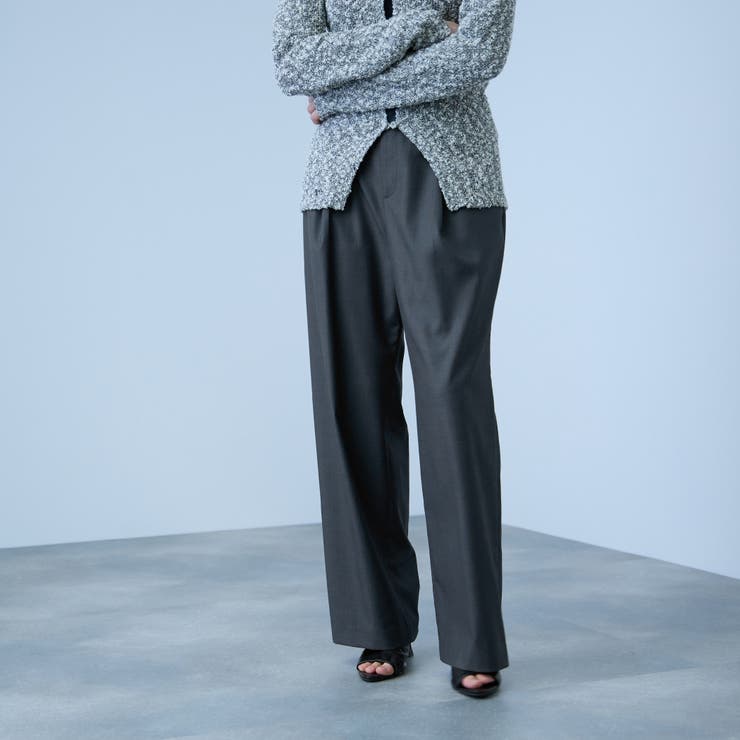 サイドポケットワイドタックパンツ | VICKY | 詳細画像1 