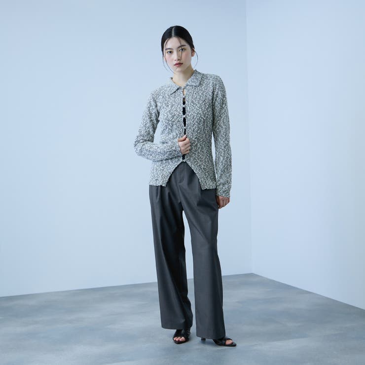 サイドポケットワイドタックパンツ | VICKY | 詳細画像12 