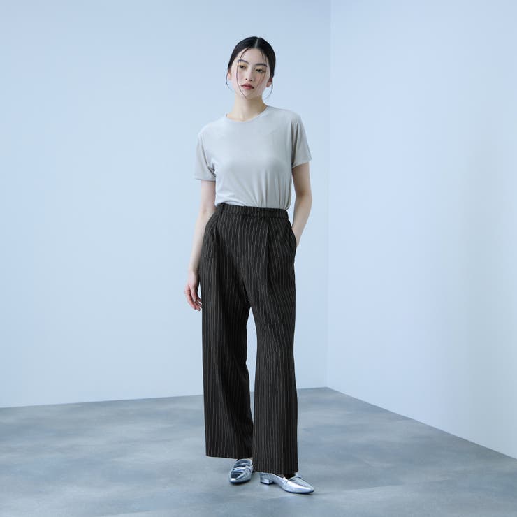 サイドポケットワイドタックパンツ | VICKY | 詳細画像15 