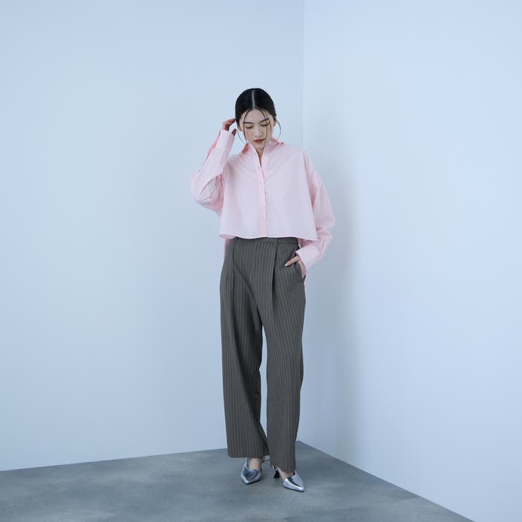 サイドポケットワイドタックパンツ | VICKY | 詳細画像17 