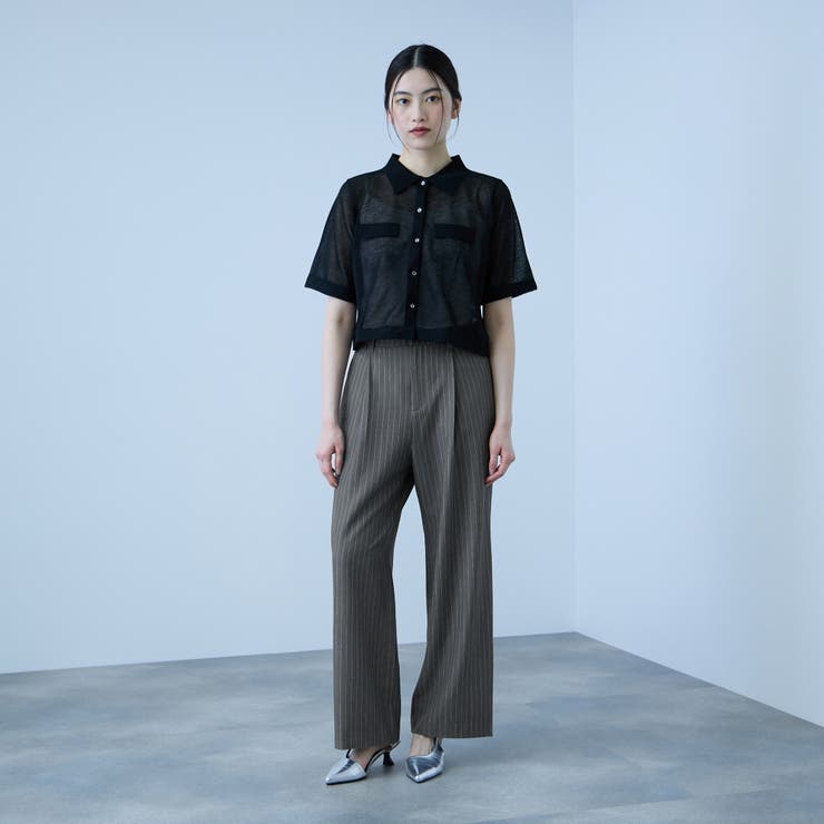 サイドポケットワイドタックパンツ | VICKY | 詳細画像19 