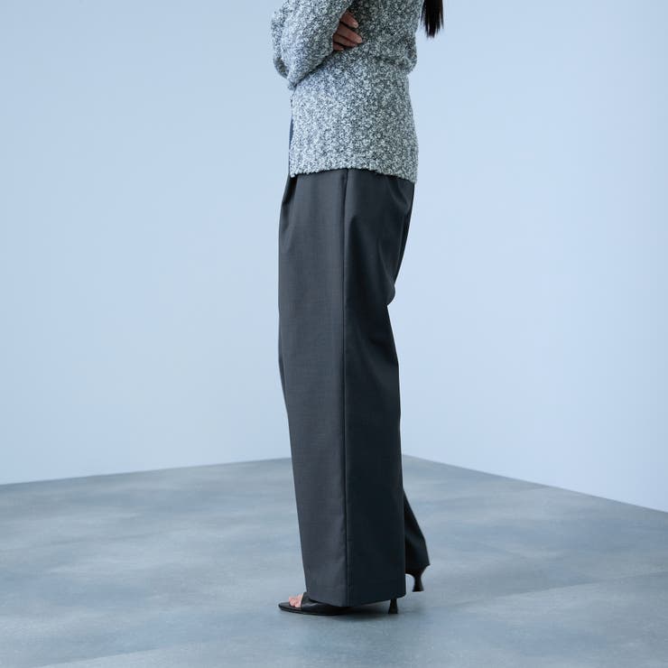 サイドポケットワイドタックパンツ | VICKY | 詳細画像4 