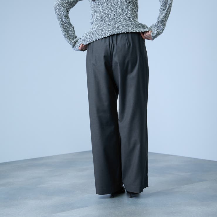 サイドポケットワイドタックパンツ | VICKY | 詳細画像5 