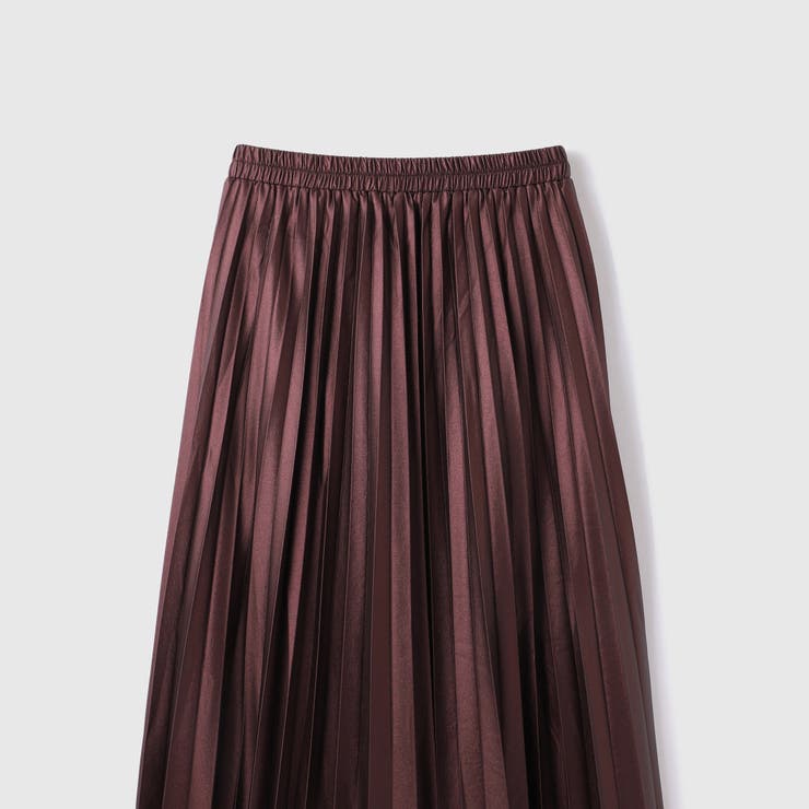 レザーライクジョーゼットプリーツスカート≪手洗い可能≫ | VICKY | 詳細画像23 