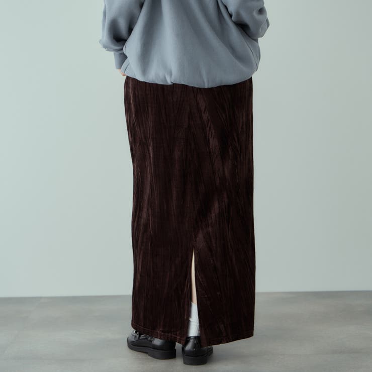 クラッシュベロアスカート≪手洗い可能≫ | VICKY | 詳細画像8 