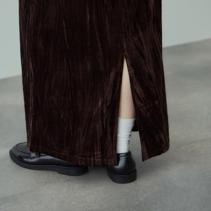 クラッシュベロアスカート≪手洗い可能≫ | VICKY | 詳細画像9 