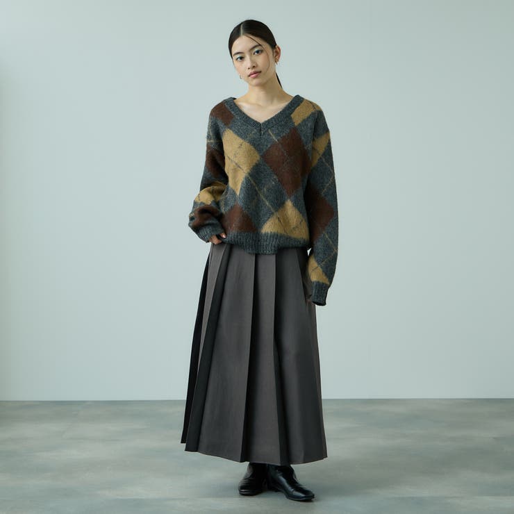 ワイドプリーツスリットスカート≪手洗い可能≫ | VICKY | 詳細画像13 