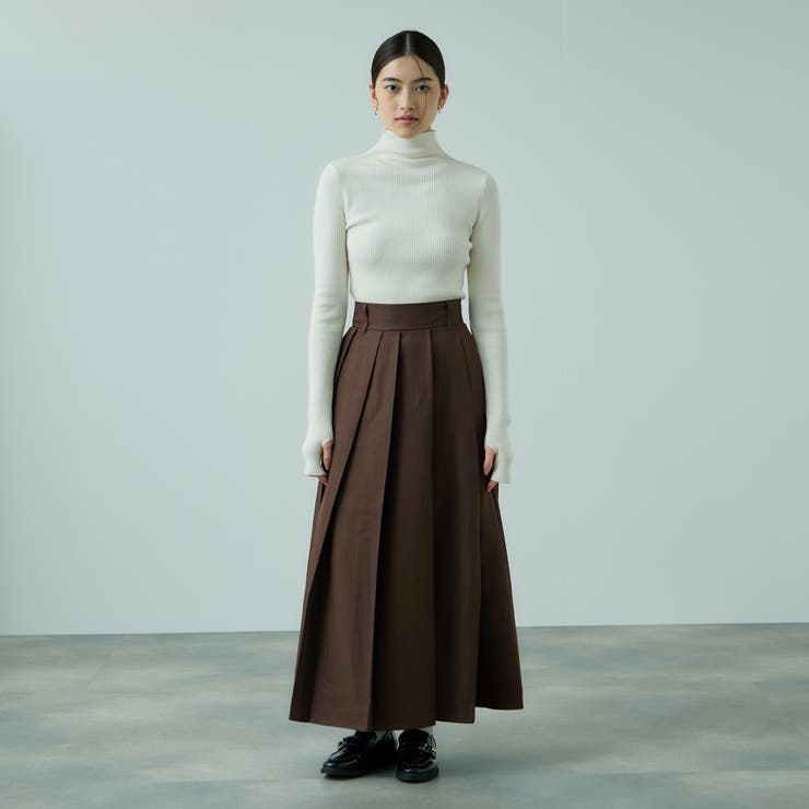 ワイドプリーツスリットスカート≪手洗い可能≫ | VICKY | 詳細画像5 