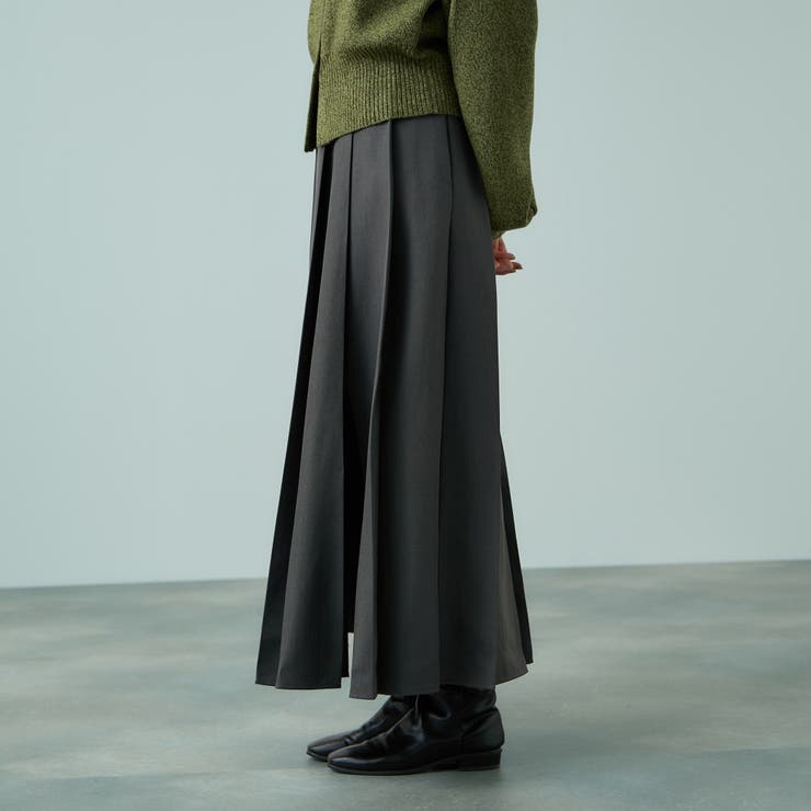 ワイドプリーツスリットスカート≪手洗い可能≫ | VICKY | 詳細画像8 