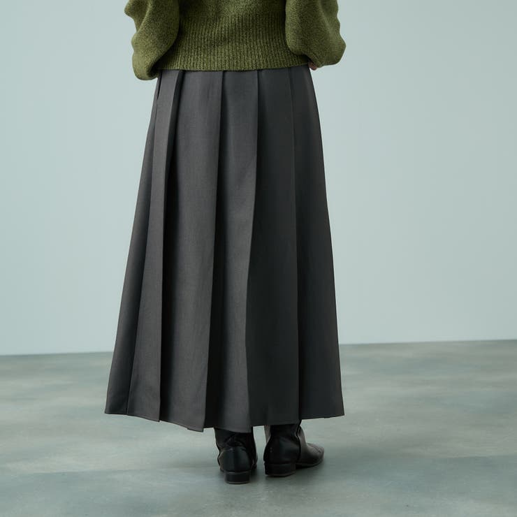 ワイドプリーツスリットスカート≪手洗い可能≫ | VICKY | 詳細画像9 