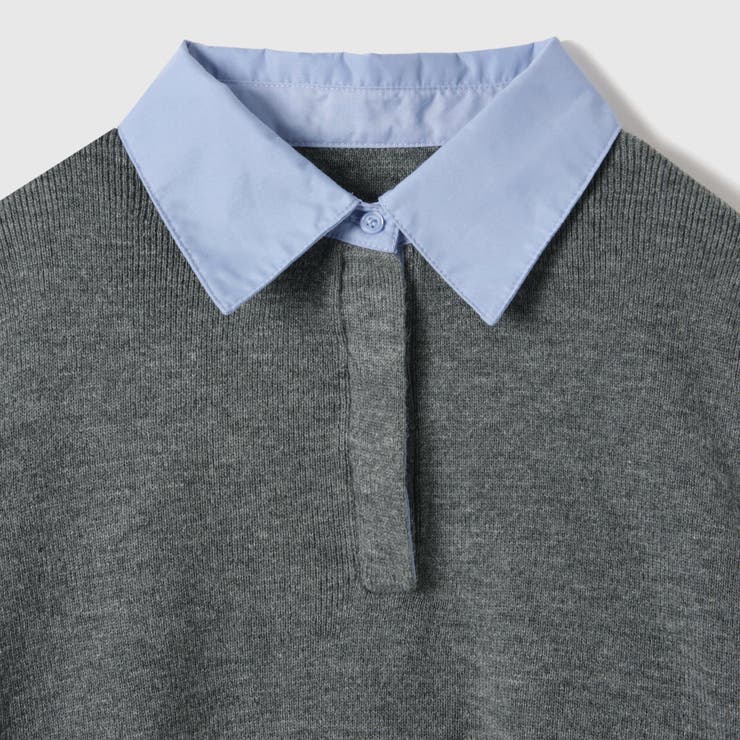 シャツカラーポロニットプルオーバー≪手洗い可能≫ | VICKY | 詳細画像15 