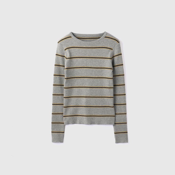 MIXカラーボーダーニットプルオーバー | VICKY | 詳細画像16 