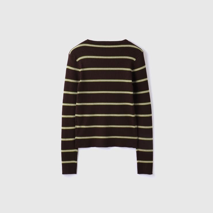 MIXカラーボーダーニットプルオーバー | VICKY | 詳細画像19 