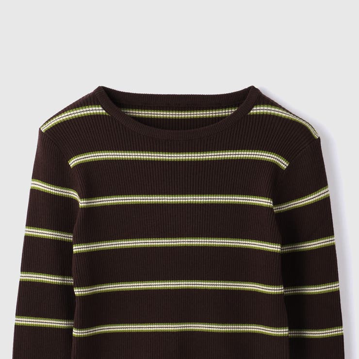 MIXカラーボーダーニットプルオーバー | VICKY | 詳細画像20 