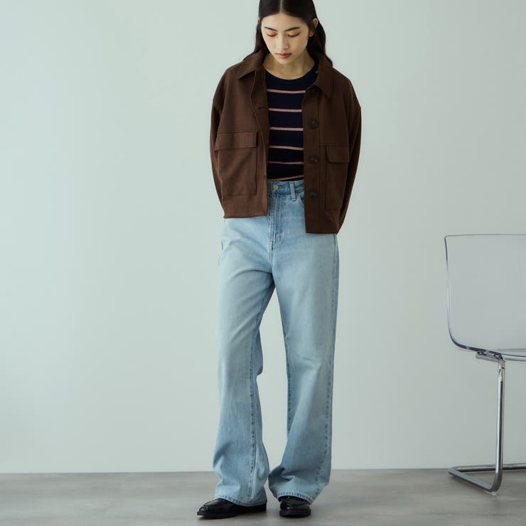 MIXカラーボーダーニットプルオーバー | VICKY | 詳細画像3 