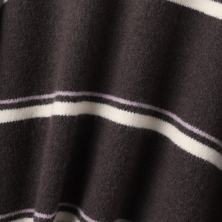 MIXボーダーポロニットプルオーバー | VICKY | 詳細画像17 