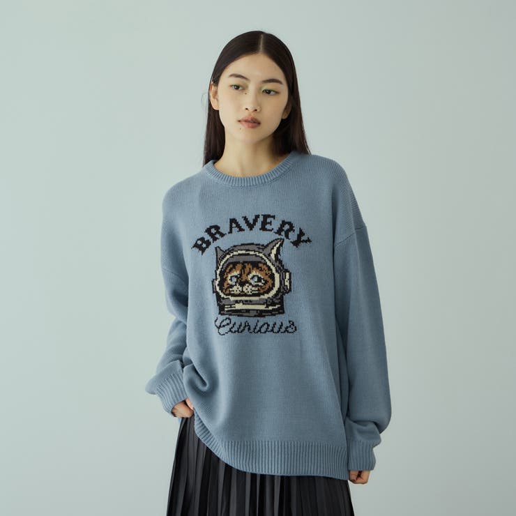 アニマルジャカードニットプルオーバー≪手洗い可能≫ | VICKY | 詳細画像12 