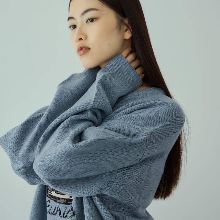 アニマルジャカードニットプルオーバー≪手洗い可能≫ | VICKY | 詳細画像16 