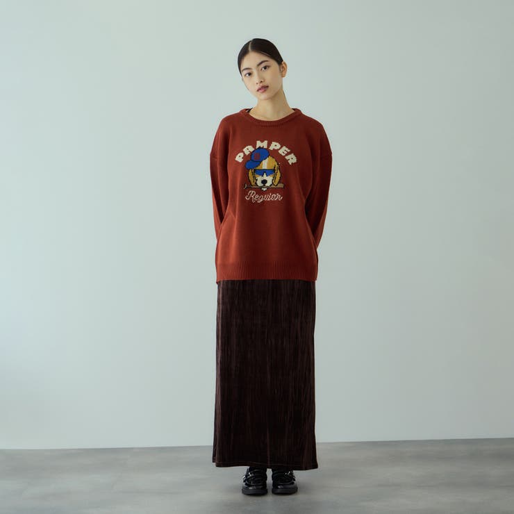 アニマルジャカードニットプルオーバー≪手洗い可能≫ | VICKY | 詳細画像2 