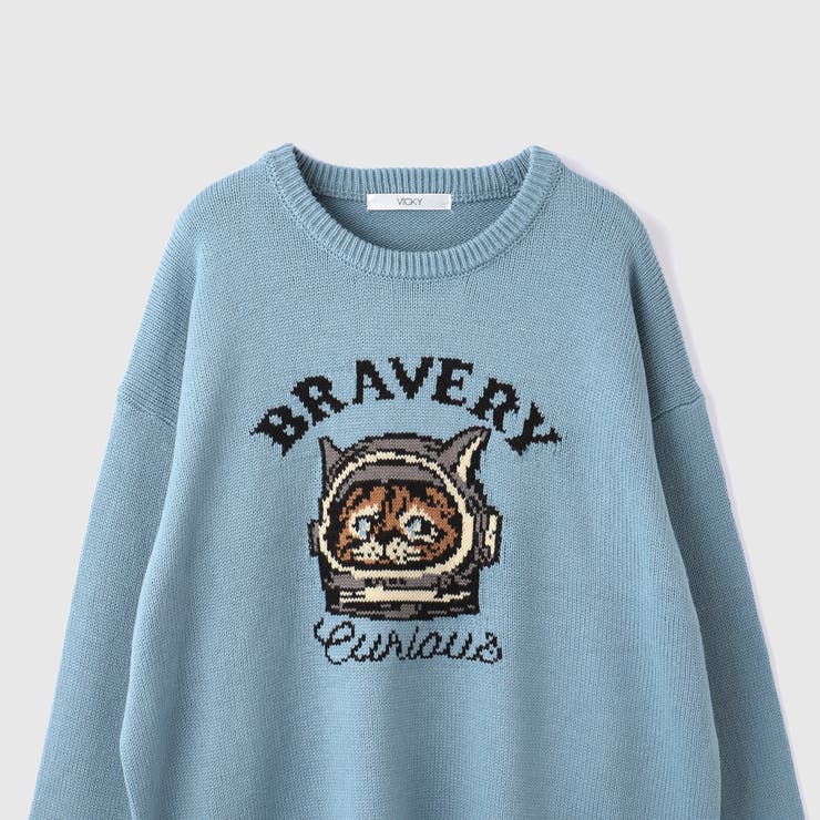 アニマルジャカードニットプルオーバー≪手洗い可能≫ | VICKY | 詳細画像21 