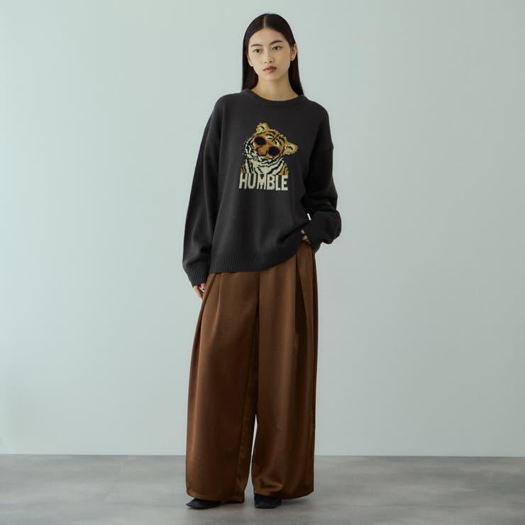 アニマルジャカードニットプルオーバー≪手洗い可能≫ | VICKY | 詳細画像8 