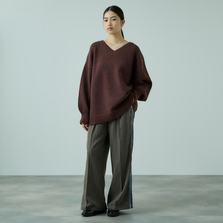 アルパカタッチVネックニットプルオーバー≪手洗い可能≫ | VICKY | 詳細画像6 