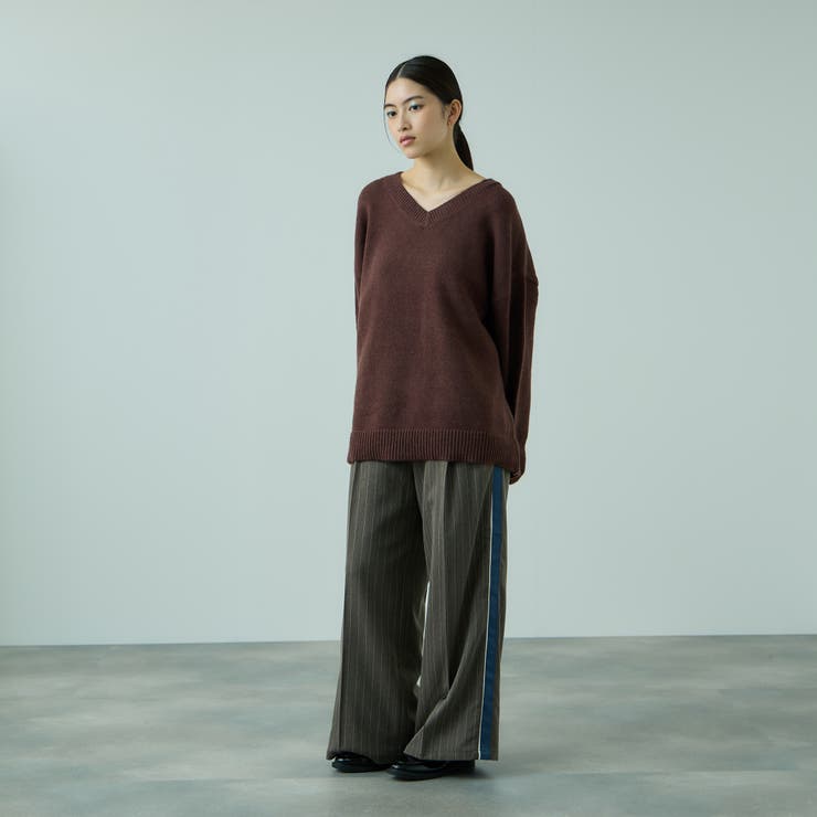アルパカタッチVネックニットプルオーバー≪手洗い可能≫ | VICKY | 詳細画像7 