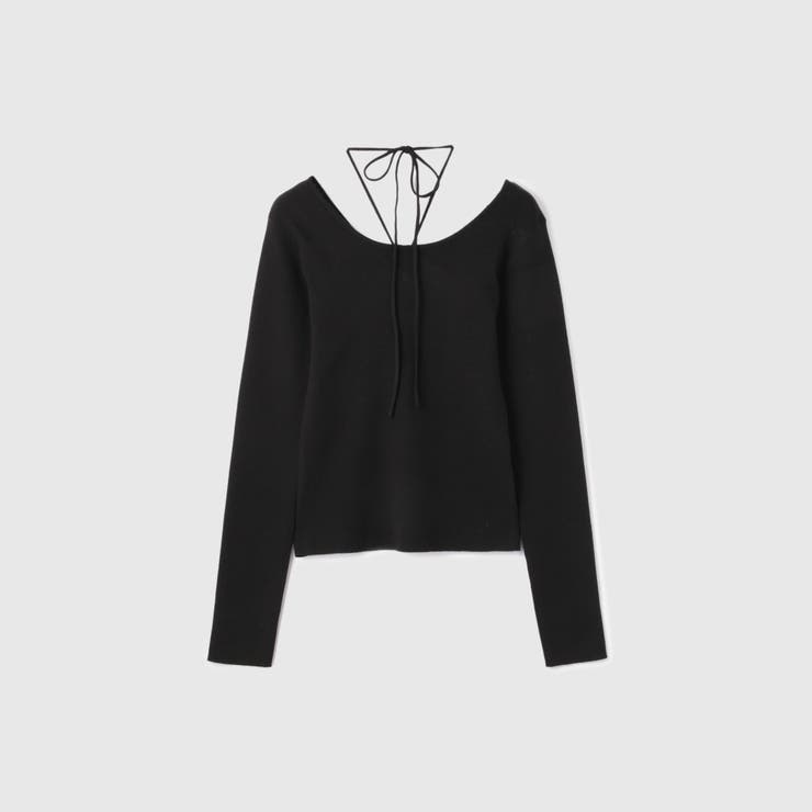 ストリング付バレエネックリブニット≪手洗い可能≫ | VICKY | 詳細画像14 