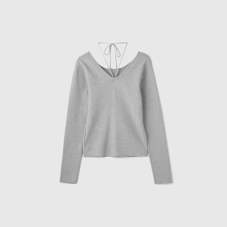 ストリング付バレエネックリブニット≪手洗い可能≫ | VICKY | 詳細画像16 