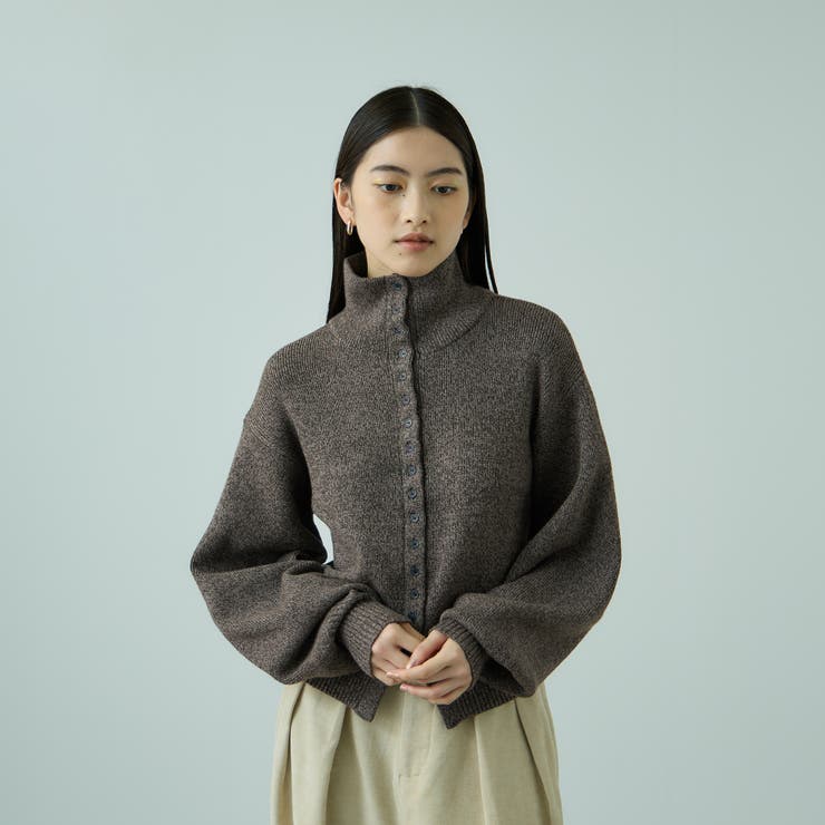 メニボタン2WAYネックニット≪手洗い可能≫ | VICKY | 詳細画像8 