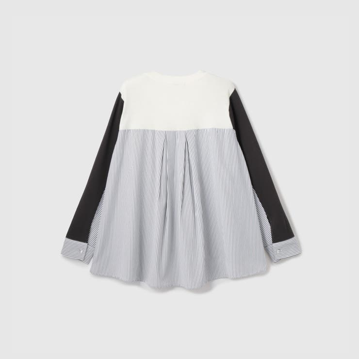 異素材切替クルーネックニットカーディガン | VICKY | 詳細画像10 