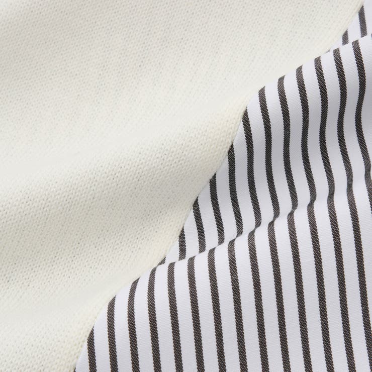 異素材切替クルーネックニットカーディガン | VICKY | 詳細画像15 