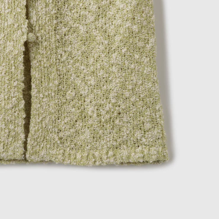 ＜陰影で魅せる＞ツイード風MIXスラブポロカーデ | VICKY | 詳細画像19 