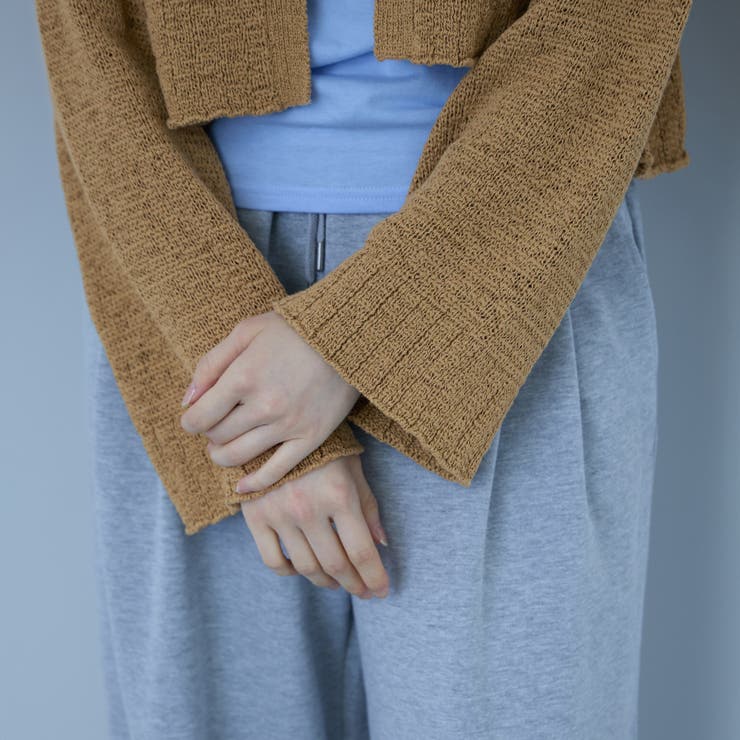 テープヤーンショート丈カーディガン | VICKY | 詳細画像11 