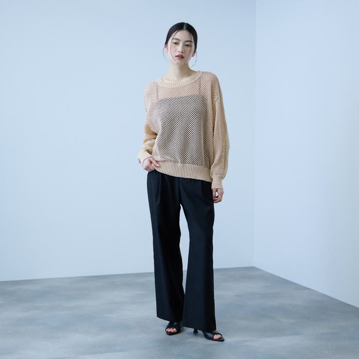 クルーネックワイドプルオーバー | VICKY | 詳細画像3 