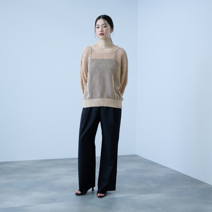 クルーネックワイドプルオーバー | VICKY | 詳細画像4 