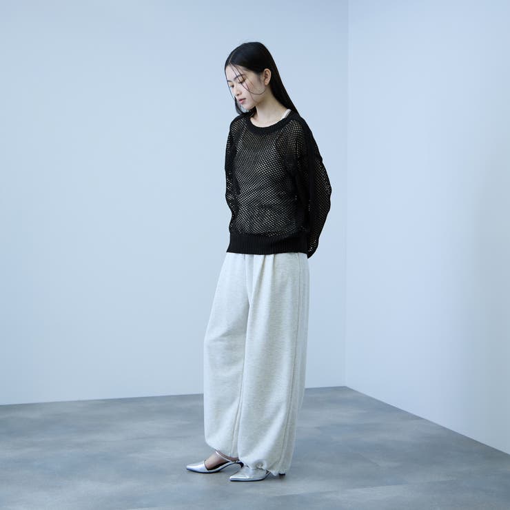 クルーネックワイドプルオーバー | VICKY | 詳細画像6 