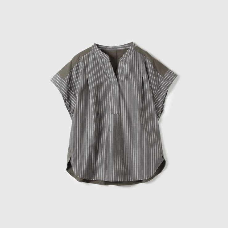 ストライプフェイスキーネックブラウス≪洗濯機で洗える≫ | VICKY | 詳細画像15 