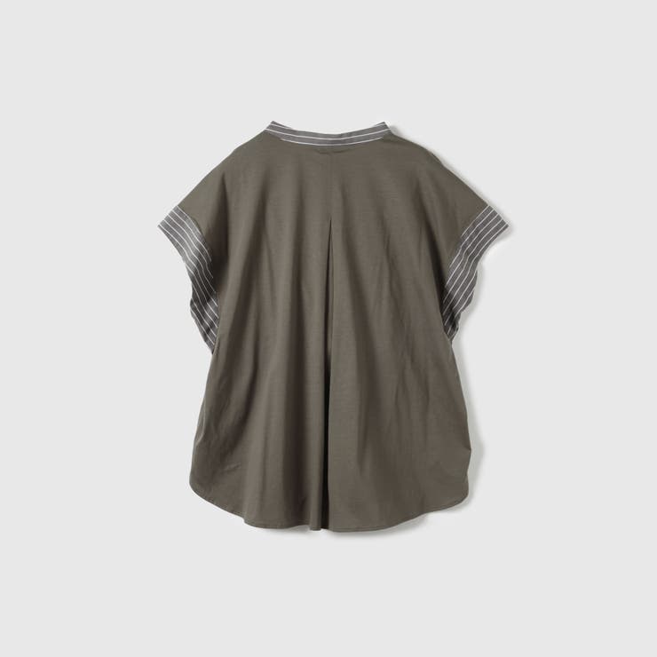 ストライプフェイスキーネックブラウス≪洗濯機で洗える≫ | VICKY | 詳細画像16 