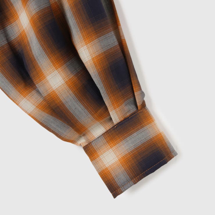 オンブレーチェックオーバーサイズシャツ≪手洗い可能≫ | VICKY | 詳細画像19 