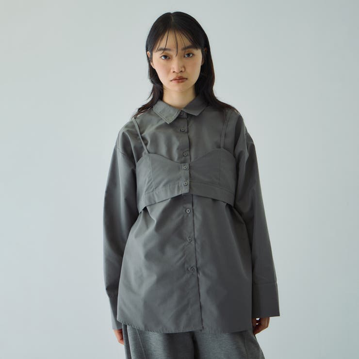 ブロードビスチェ付きブラウス≪手洗い可能≫ | VICKY | 詳細画像16 