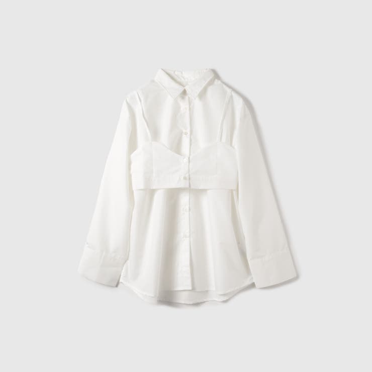 ブロードビスチェ付きブラウス≪手洗い可能≫ | VICKY | 詳細画像19 