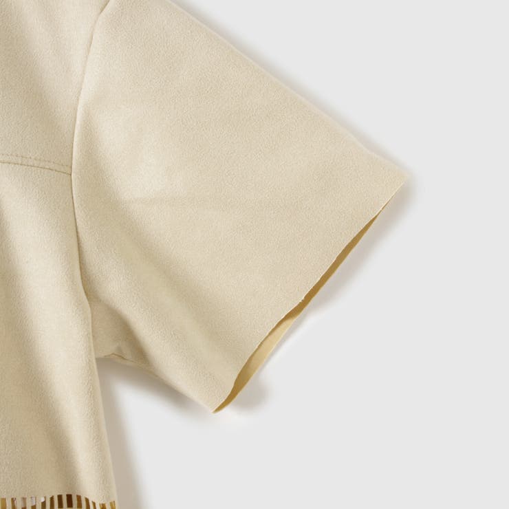 スカラップヘムカットスウェードシャツ≪手洗い可能≫ | VICKY | 詳細画像17 