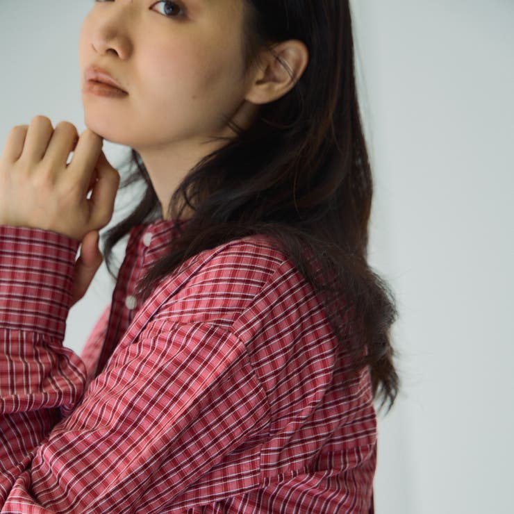 ドビーチェックマルチブラウス≪手洗い可能≫ | VICKY | 詳細画像7 