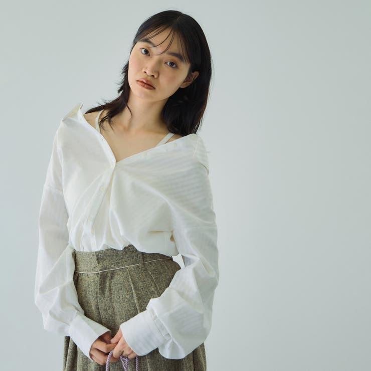 ドビーチェックマルチブラウス≪手洗い可能≫ | VICKY | 詳細画像3 