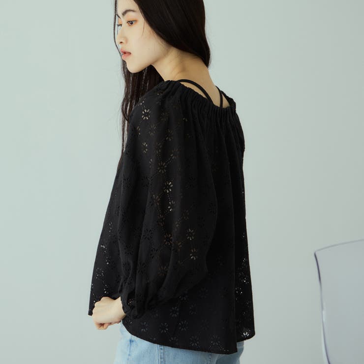 フラワーレーススモックブラウス≪手洗い可能≫ | VICKY | 詳細画像11 