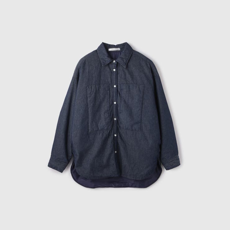 パデッドデニムビッグシャツ≪洗濯機で洗える≫ | VICKY | 詳細画像11 