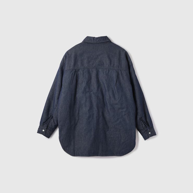 パデッドデニムビッグシャツ≪洗濯機で洗える≫ | VICKY | 詳細画像12 